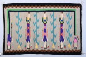 NATIVE AMERICAN WOOL PICTORIAL