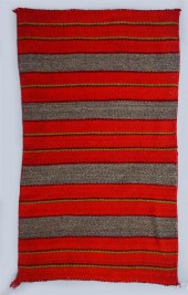 NATIVE AMERICAN WOOL SADDLE BL