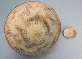 NATIVE AMERICAN WOVEN BASKET (