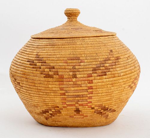 NATIVE AMERICAN WOVEN BASKETRY