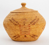 NATIVE AMERICAN WOVEN BASKETRY