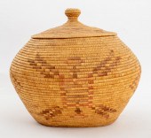NATIVE AMERICAN WOVEN BASKETRY