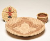 Native American woven basketry