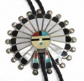 NATIVE AMERICAN ZUNI INLAID SI