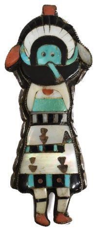 NATIVE AMERICAN ZUNI SILVER SHALAKO