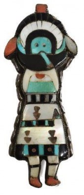 NATIVE AMERICAN ZUNI SILVER SH