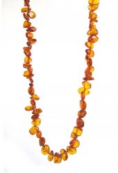 NATURAL BALTIC AMBER BEAD NECK