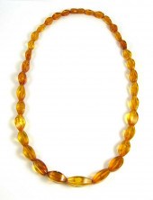 NATURAL BALTIC AMBER BEAD NECK