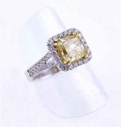 Natural fancy intense yellow d