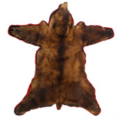NATURAL FULL BROWN BEAR SKIN T