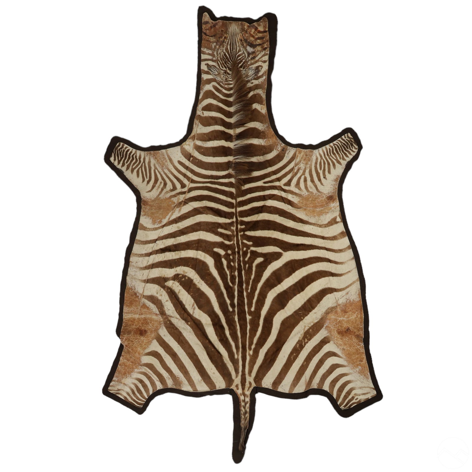 NATURAL FULL ZEBRA HIDE AREA CARPET