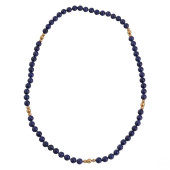 NATURAL LAPIS LAZULI 14K GOLD