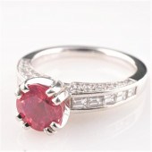 NATURAL PINK SPINEL & DIAMOND