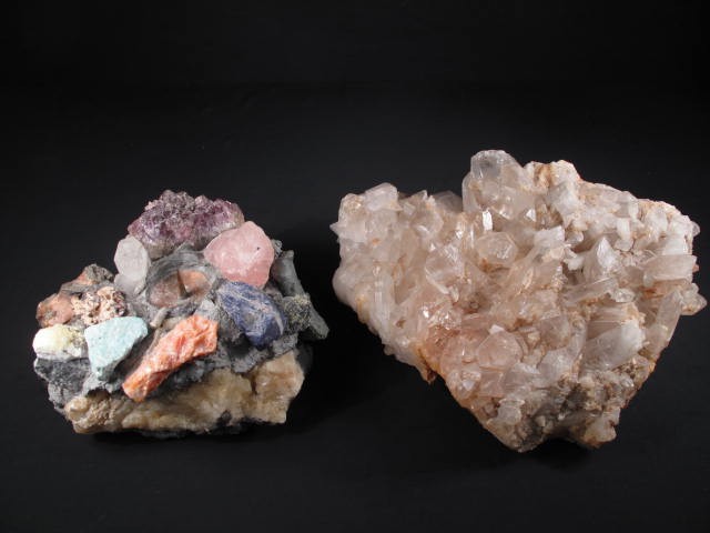 Natural Quartz crystal rock