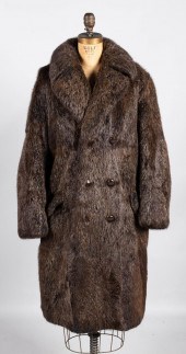 NATURAL (UNSHEARED) BEAVER COA