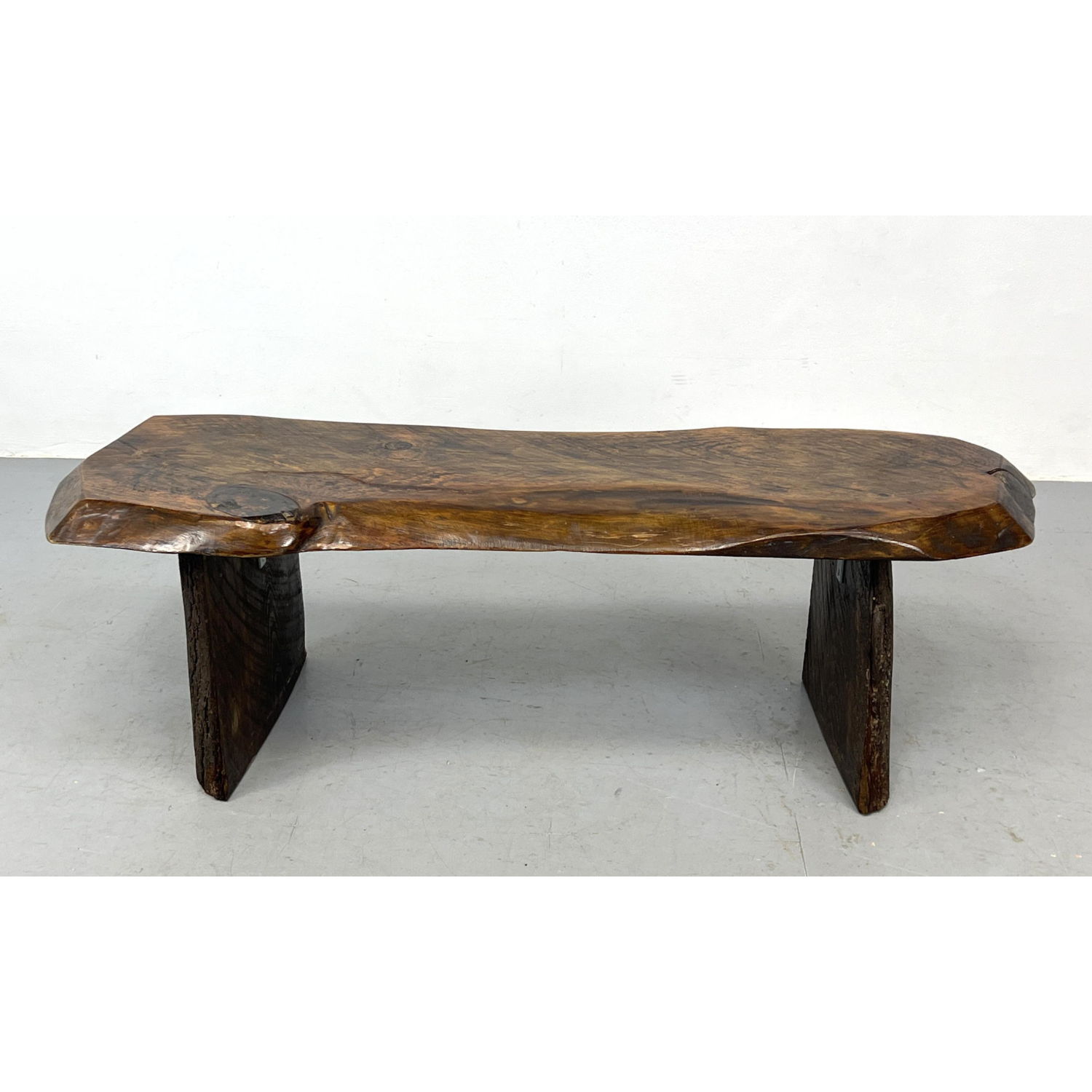 Natural Wood Slab Coffee Table.