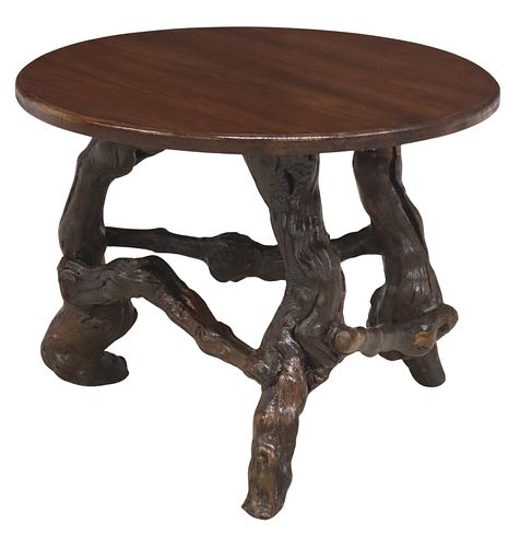 NATURALISTIC SIDE TABLE, CIRCULAR