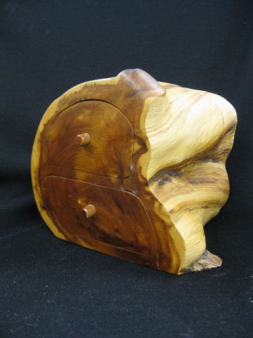 Naturalistic Wooden Jewelry Box