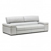 NATUZZI, MODERN LEATHER SOFA I