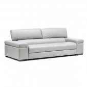 NATUZZI, MODERN LEATHER SOFA I