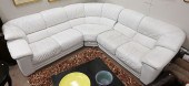 NATUZZI SALOTTI WHITE LEATHER