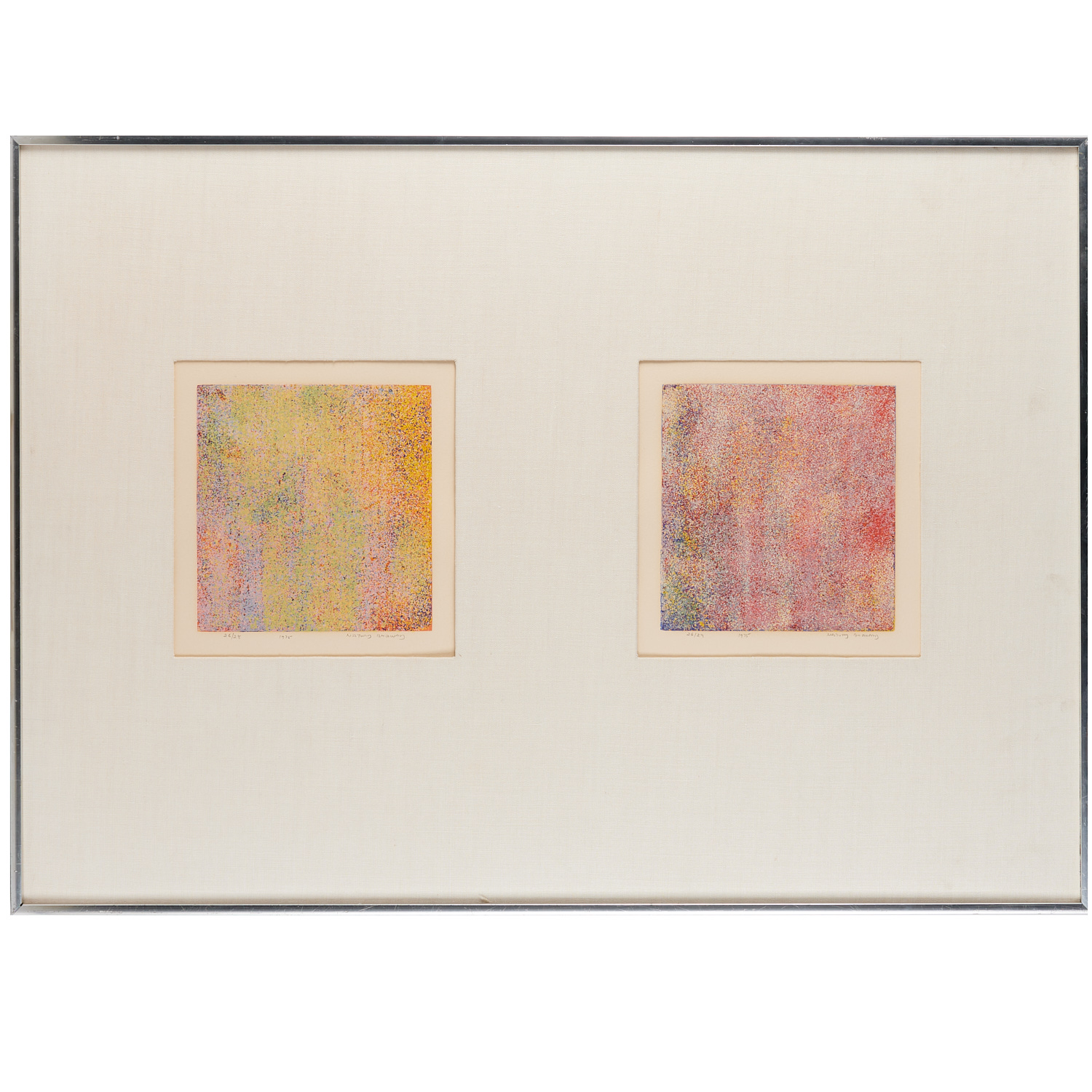 NATVAR BHAVSAR, (2) SERIGRAPHS