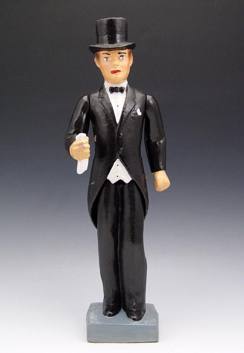 NAUGHTY FOLK ART FIGURE OF AN