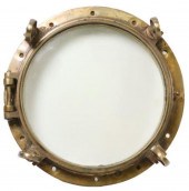 NAUTICAL BRASS PORTHOLE WINDOW