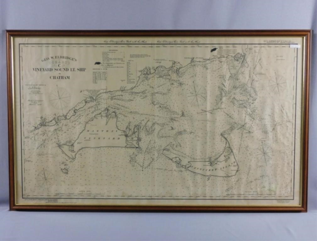 NAUTICAL CHART, "VINEYARD SOUND