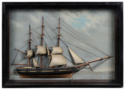 Nautical Diorama probably 19th