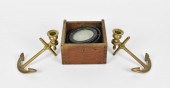 NAUTICAL LOT OF PAIR OF BRASS
