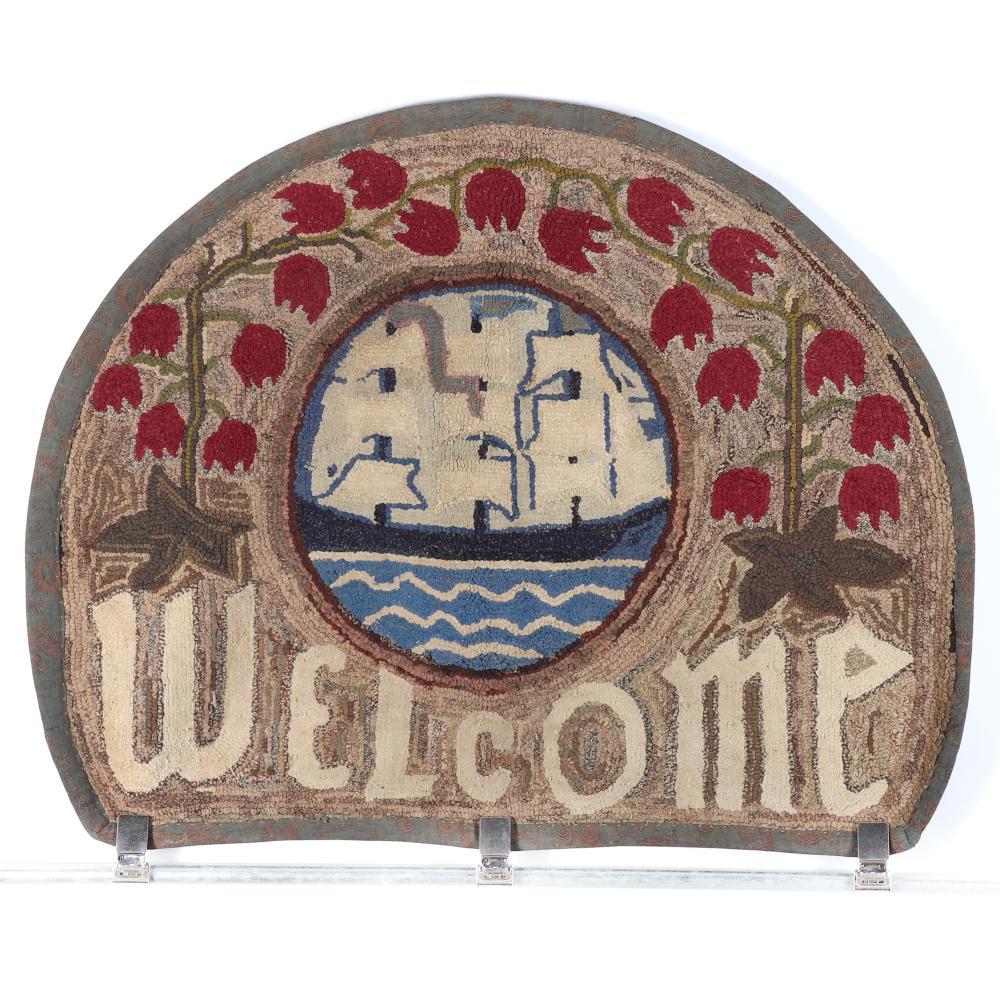 NAUTICAL MARITIME HOOKED WELCOME