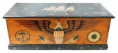 NAUTICAL THEMED BLANKET CHEST,