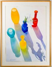 NAVA GRUNFELD WATERCOLOR, "CAS