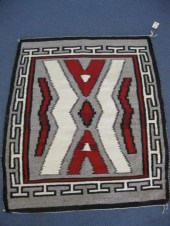 Navaho Indian Rug dazzling geo