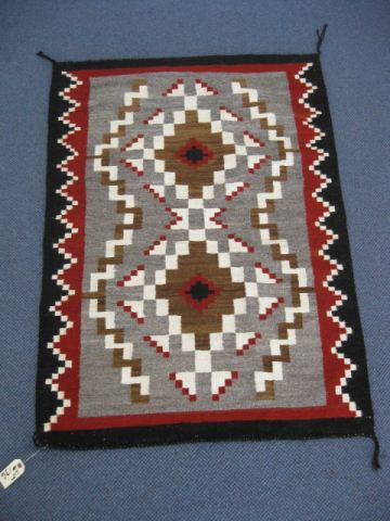 Navaho Indian Rug geometric designs