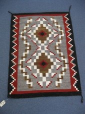 Navaho Indian Rug geometric de