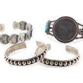 Navajo and Mexican Silver Cuff