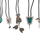 Navajo and Zuni Bolo Ties 
thi