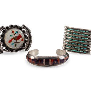 Navajo and Zuni Cuff Bracelets