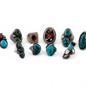 Navajo and Zuni rings
second -