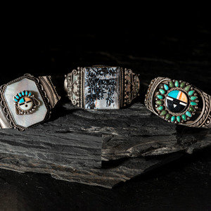 Navajo and Zuni Silver Cuff