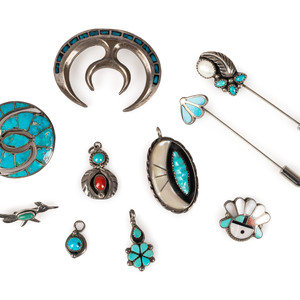 Navajo and Zuni Silver Jewelry,
