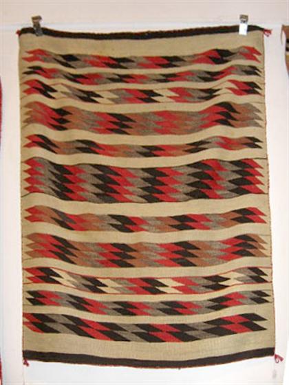 Navajo banded blanket    circa 1900