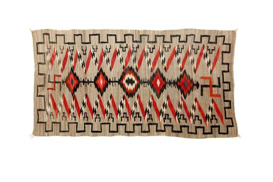 NAVAJO BLANKET.  Southwest  late