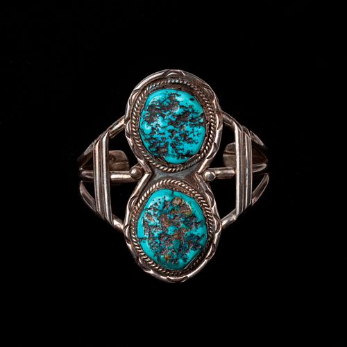 NAVAJO BLUE KINGMAN TURQOUISE LARGE