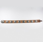 Navajo Concha Belt with Turquo