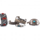 Navajo Cuff Bracelets AND Barr