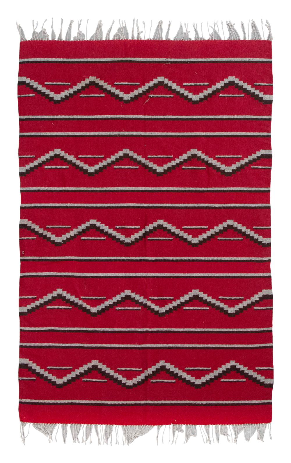 NAVAJO DESIGN HANDWOVEN BLANKET