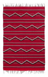 NAVAJO DESIGN HANDWOVEN BLANKE